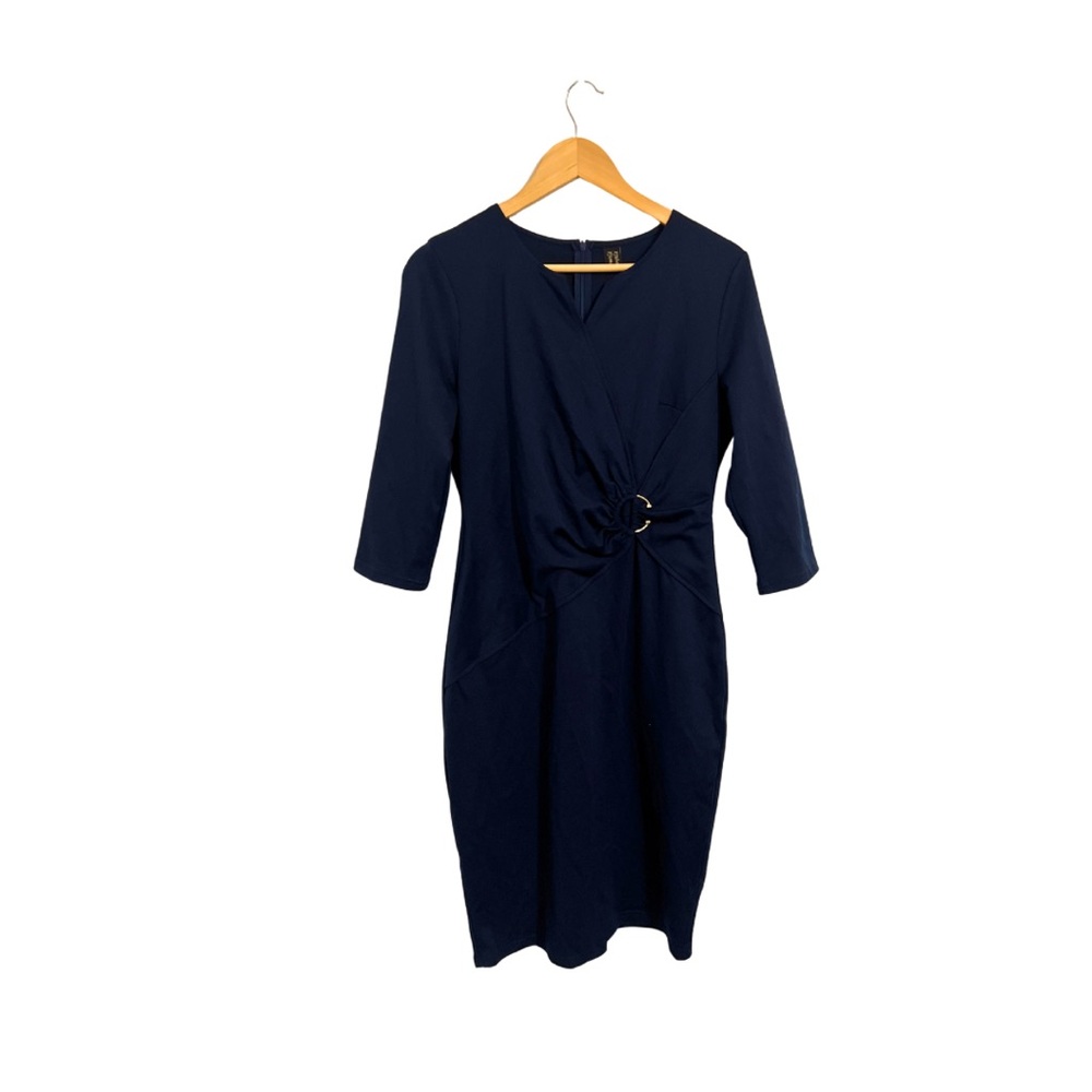 Elegant Navy Blue Dress